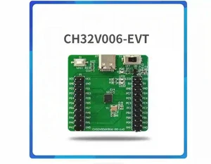 AJMRTC CH32V006K8U6EVTR0 Evaluation Board, WCH QingKe RISCV Core Dev Board, 48MHz 62KB Flash 8KB SRAM, 12Bit ADC OPA TouchKey for Embedded Prototype & RISCV Programming Learning AJMRTC CH32V006K8U6EVTR0 Evaluation Board, WCH QingKe RISCV Core Dev Board, 48MHz 62KB Flash 8KB SRAM, 12Bit ADC OPA TouchKey for Embedded Prototype & RISCV Programming Learning