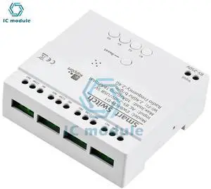 AJMRTC EWB4CHD1 EWelink WiFi Bluetooth Smart Switch Receiver, AC85250V & USB 5V DualPower 4Channel Dry Contact Relay Module, APP OnOff Remote Control for Home Automation & Industrial DIY Project AJMRTC EWB4CHD1 EWelink WiFi Bluetooth Smart Switch Receiver, AC85250V & USB 5V DualPower 4Channel Dry Contact Relay Module, APP OnOff Remote Control for Home Automation & Industrial DIY Project