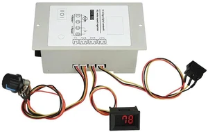 AJMRTC DC 1055V 20A HBridge Brushed Motor Controller, Digital Display Speed Regulator with Forward Reverse Control & Tachometer Function for Brushed Motor Drive Projects AJMRTC DC 1055V 20A HBridge Brushed Motor Controller, Digital Display Speed Regulator with Forward Reverse Control & Tachometer Function for Brushed Motor Drive Projects