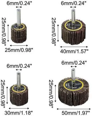 AJMRTC Emery Cloth Wheel Rotary Tool Disc, HeatResistant HighEfficiency Grinding Abrasive Disc, Compatible with Electric Drill for Professional Polishing Deburring Surface Sanding Work AJMRTC Emery Cloth Wheel Rotary Tool Disc, HeatResistant HighEfficiency Grinding Abrasive Disc, Compatible with Electric Drill for Professional Polishing Deburring Surface Sanding Work