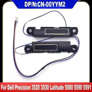 AJMRTC Laptop Internal Builtin Stereo Speaker Assembly, Replace DP/N 00YYM2 0YYM2 for Dell Precision 3520 3530 Latitude 5580 5590 5591, Notebook LeftRight Speaker Sound Repair Replacement Part AJMRTC Laptop Internal Builtin Stereo Speaker Assembly, Replace DP/N 00YYM2 0YYM2 for Dell Precision 3520 3530 Latitude 5580 5590 5591, Notebook LeftRight Speaker Sound Repair Replacement Part