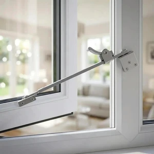 AJMRTC WindResistant Casement Window Support, Aluminum Alloy & Stainless Steel Telescopic Window Stay, HeavyDuty Telescopic Brace for Stable Casement Window Holding Home Hardware Accessory AJMRTC WindResistant Casement Window Support, Aluminum Alloy & Stainless Steel Telescopic Window Stay, HeavyDuty Telescopic Brace for Stable Casement Window Holding Home Hardware Accessory