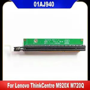 AJMRTC 01AJ940 PCIe X16 Riser Expansion Card, PCIE16 Graphics Adapter Board for Lenovo ThinkCentre M920X M720Q P330 Tiny5 SFF Desktop, Internal GPU Upgrade Replacement Spare Computer Hardware Parts AJMRTC 01AJ940 PCIe X16 Riser Expansion Card, PCIE16 Graphics Adapter Board for Lenovo ThinkCentre M920X M720Q P330 Tiny5 SFF Desktop, Internal GPU Upgrade Replacement Spare Computer Hardware Parts