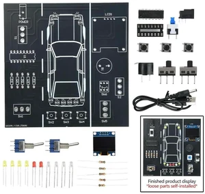 AJMRTC Car Driving Simulator DIY Soldering Practice Kit, Educational Electronic Project Assembly Set for Students, Welding Training DIY Electronic Parts for Soldering Skill Learning and HandsOn Elect AJMRTC Car Driving Simulator DIY Soldering Practice Kit, Educational Electronic Project Assembly Set for Students, Welding Training DIY Electronic Parts for Soldering Skill Learning and HandsOn Elect