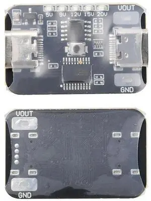 AJMRTC TypeC PD Fast Charging Deception Module, PD2.0 PD3.0 Adjustable Voltage Trigger Board, 5V 9V 12V 15V 20V Output for Power Supply Aging Test Electronic DIY Lab Projects AJMRTC TypeC PD Fast Charging Deception Module, PD2.0 PD3.0 Adjustable Voltage Trigger Board, 5V 9V 12V 15V 20V Output for Power Supply Aging Test Electronic DIY Lab Projects