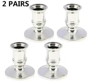AJMRTC 4Pcs Candle Holders Set, MultiStyle Taper Tea Light Pillar Candlestick Base, Decorative Tabletop Centerpiece for Home Kitchen Dining Table Wedding Party Decoration AJMRTC 4Pcs Candle Holders Set, MultiStyle Taper Tea Light Pillar Candlestick Base, Decorative Tabletop Centerpiece for Home Kitchen Dining Table Wedding Party Decoration