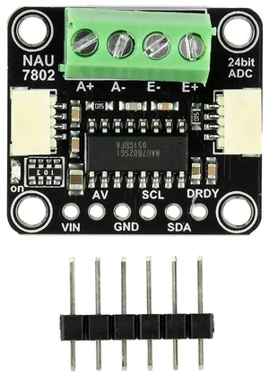 AJMRTC NAU7802 HighPrecision 24Bit ADC Module, Pressure Sensor Data Conversion Board with STEMMA QT / Qwiic I2C Interface for Load Cell & Weight Sensing Secondary Development AJMRTC NAU7802 HighPrecision 24Bit ADC Module, Pressure Sensor Data Conversion Board with STEMMA QT / Qwiic I2C Interface for Load Cell & Weight Sensing Secondary Development