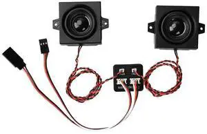 AJMRTC Plastic 5W Diesel Simulation Speaker DC3.68V HiFi Sound Engine Sound Simulator Module for RC Car Truck Excavator Container Vehicle RC Model Replacement Accessory AJMRTC Plastic 5W Diesel Simulation Speaker DC3.68V HiFi Sound Engine Sound Simulator Module for RC Car Truck Excavator Container Vehicle RC Model Replacement Accessory