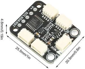 AJMRTC PCA9546 4Channel Qwiic I2C Multiplexer, STEMMA QT Compatible I2C Bus Expansion Board, 4Channel I2C Splitter Electronic Component Kit for DIY Circuit and Sensor Expansion Projects AJMRTC PCA9546 4Channel Qwiic I2C Multiplexer, STEMMA QT Compatible I2C Bus Expansion Board, 4Channel I2C Splitter Electronic Component Kit for DIY Circuit and Sensor Expansion Projects