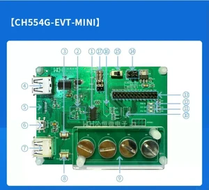 AJMRTC CH554GEVTMINI Microcontroller Development Board, Enhanced E8051 Core CH554 MCU, 16K Flash 24MHz SingleChip Module for USB Device Development, Embedded 8051 DIY Experiment AJMRTC CH554GEVTMINI Microcontroller Development Board, Enhanced E8051 Core CH554 MCU, 16K Flash 24MHz SingleChip Module for USB Device Development, Embedded 8051 DIY Experiment