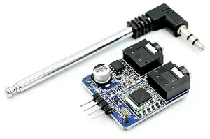 AJMRTC TEA5767 FM Stereo Radio Receiver Module, I2C Controlled FM Radio Breakout Board, 76108MHz Frequency Range Electronic Kit for DIY Audio Project & Embedded Experiment AJMRTC TEA5767 FM Stereo Radio Receiver Module, I2C Controlled FM Radio Breakout Board, 76108MHz Frequency Range Electronic Kit for DIY Audio Project & Embedded Experiment