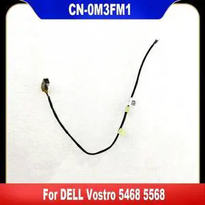 AJMRTC 0M3FM1 DC Power Jack Harness Cable, Replacement Charging Port Socket Plug for Dell Vostro 5468 5568 Laptop UMA Integrated Graphics Version, CN0M3FM1 M3FM1 DCIN Power Repair Cable AJMRTC 0M3FM1 DC Power Jack Harness Cable, Replacement Charging Port Socket Plug for Dell Vostro 5468 5568 Laptop UMA Integrated Graphics Version, CN0M3FM1 M3FM1 DCIN Power Repair Cable