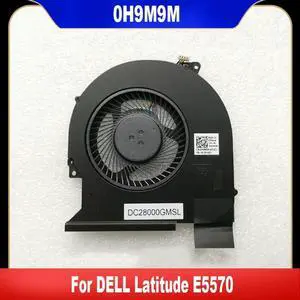 AJMRTC Laptop CPU Cooling Fan 0H9M9M H9M9M DC28000GMSL, Replacement Internal Cooler Fan for Dell Latitude E5570 Notebook, 4Pin PWM Heat Dissipation Repair Spare Part AJMRTC Laptop CPU Cooling Fan 0H9M9M H9M9M DC28000GMSL, Replacement Internal Cooler Fan for Dell Latitude E5570 Notebook, 4Pin PWM Heat Dissipation Repair Spare Part