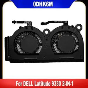 AJMRTC Laptop CPU Cooling Fan & Heatsink Radiator 0DHK6M CN0DHK6M DHK6M, Replacement Thermal Cooler Assembly for Dell Latitude 9330 2IN1 Notebook Heat Dissipation Repair Spare Part AJMRTC Laptop CPU Cooling Fan & Heatsink Radiator 0DHK6M CN0DHK6M DHK6M, Replacement Thermal Cooler Assembly for Dell Latitude 9330 2IN1 Notebook Heat Dissipation Repair Spare Part