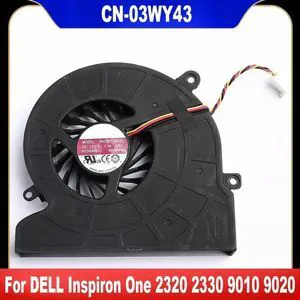 AJMRTC AIO Desktop CPU Cooling Fan 03WY43 BASB1120R2U DC12V 1.0A, Replacement Internal Cooler Fan for Dell Inspiron One 2320 2330 9010 9020 AllinOne Desktop Heat Dissipation Repair Spare Part AJMRTC AIO Desktop CPU Cooling Fan 03WY43 BASB1120R2U DC12V 1.0A, Replacement Internal Cooler Fan for Dell Inspiron One 2320 2330 9010 9020 AllinOne Desktop Heat Dissipation Repair Spare Part