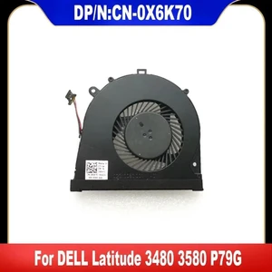AJMRTC Laptop CPU Cooling Fan & Heatsink Radiator 0X6K70 CN0X6K70 X6K70, Replacement 4Pin PWM Thermal Cooler Assembly for Dell Latitude 3480 3580 Notebook Heat Dissipation Repair Spare Part AJMRTC Laptop CPU Cooling Fan & Heatsink Radiator 0X6K70 CN0X6K70 X6K70, Replacement 4Pin PWM Thermal Cooler Assembly for Dell Latitude 3480 3580 Notebook Heat Dissipation Repair Spare Part