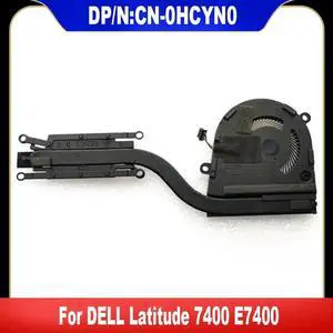 AJMRTC CPU Cooling Fan with Heatsink Radiator for Dell Latitude 7400 E7400 Laptop, Replacement PN 0HCYN0 CN0HCYN0 HCYN0 AT2EE001ZCL EG50040S1CF10S9A, 4Pin PWM Internal Laptop Cooler Assembly AJMRTC CPU Cooling Fan with Heatsink Radiator for Dell Latitude 7400 E7400 Laptop, Replacement PN 0HCYN0 CN0HCYN0 HCYN0 AT2EE001ZCL EG50040S1CF10S9A, 4Pin PWM Internal Laptop Cooler Assembly