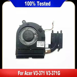 AJMRTC CPU Cooling Fan with Heatsink Radiator for Acer Aspire V3371 V3371G Laptop, Replacement PN 460.03302.0001 DFS2000050A0T, 4Pin PWM Internal Notebook Thermal Cooling Assembly AJMRTC CPU Cooling Fan with Heatsink Radiator for Acer Aspire V3371 V3371G Laptop, Replacement PN 460.03302.0001 DFS2000050A0T, 4Pin PWM Internal Notebook Thermal Cooling Assembly
