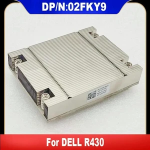 AJMRTC 1U Server CPU Heatsink Cooling System for Dell PowerEdge R430, OEM 02FKY9 2FKY9 SN02FKY9, Passive Heat Sink Radiator Rack Server Replacement Repair Spare Part AJMRTC 1U Server CPU Heatsink Cooling System for Dell PowerEdge R430, OEM 02FKY9 2FKY9 SN02FKY9, Passive Heat Sink Radiator Rack Server Replacement Repair Spare Part