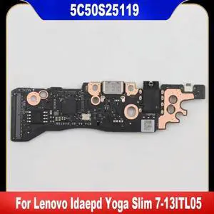 AJMRTC TYPEC Audio Power Button Board PN 5C50S25119 NB2608_UB_V4_PCB, Replacement Sub Board for Lenovo Ideapad Yoga Slim 713ITL05 Laptop Repair Accessory AJMRTC TYPEC Audio Power Button Board PN 5C50S25119 NB2608_UB_V4_PCB, Replacement Sub Board for Lenovo Ideapad Yoga Slim 713ITL05 Laptop Repair Accessory