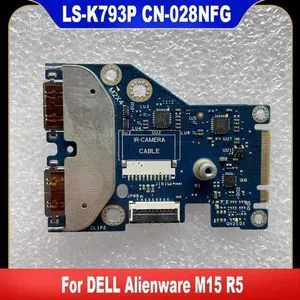 AJMRTC Laptop USB IO SubBoard LSK793P PN 028NFG CN028NFG 28NFG, Replacement Port Board for Dell Alienware M15 R5 Gaming Notebook, PreTested Laptop Repair Spare Part AJMRTC Laptop USB IO SubBoard LSK793P PN 028NFG CN028NFG 28NFG, Replacement Port Board for Dell Alienware M15 R5 Gaming Notebook, PreTested Laptop Repair Spare Part