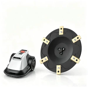 AJMRTC Robotic Lawnmower Cutting Disc Assembly, 6Piece TitaniumCoated Blade Kit Replacement Disc, Fits Eufy E15 E18 & TerraMow V600 V1000 S800 S1200 Robot Mower, Stable Cutting Rotor Disc for Lawn AJMRTC Robotic Lawnmower Cutting Disc Assembly, 6Piece TitaniumCoated Blade Kit Replacement Disc, Fits Eufy E15 E18 & TerraMow V600 V1000 S800 S1200 Robot Mower, Stable Cutting Rotor Disc for Lawn