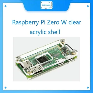 AJMRTC Yahboom Clear Acrylic Shell Cover for Raspberry Pi Zero W, Supports Heat Sink, Camera Module & TF Card Installation, Transparent Protective Enclosure for DIY Embedded Project Development AJMRTC Yahboom Clear Acrylic Shell Cover for Raspberry Pi Zero W, Supports Heat Sink, Camera Module & TF Card Installation, Transparent Protective Enclosure for DIY Embedded Project Development