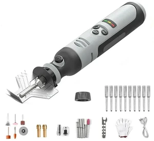 AJMRTC Handheld Electric Cordless Chainsaw Sharpener, HighSpeed Chainsaw Grinding Tool Set with Diamond Sharpening Bits, Portable Power Tool Accessories for Chain Saw Blade Polishing Maintenance AJMRTC Handheld Electric Cordless Chainsaw Sharpener, HighSpeed Chainsaw Grinding Tool Set with Diamond Sharpening Bits, Portable Power Tool Accessories for Chain Saw Blade Polishing Maintenance