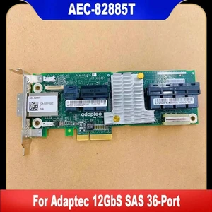 AJMRTC AEC82885T SAS Expansion HBA Card 100% Tested, CrossReplaces 2283400R 00LF095, 36Port 12Gb/s SAS Storage Controller for Server JBOD Disk Array Expansion Upgrade Spare Part AJMRTC AEC82885T SAS Expansion HBA Card 100% Tested, CrossReplaces 2283400R 00LF095, 36Port 12Gb/s SAS Storage Controller for Server JBOD Disk Array Expansion Upgrade Spare Part