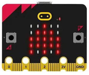 AJMRTC Hiwonder BBC Microbit V2.0 Main Board with Builtin Speaker & Microphone, Programmable MicroBit Controller for STEM Education, Coding Learning Module for Student DIY Electronic Experiment AJMRTC Hiwonder BBC Microbit V2.0 Main Board with Builtin Speaker & Microphone, Programmable MicroBit Controller for STEM Education, Coding Learning Module for Student DIY Electronic Experiment