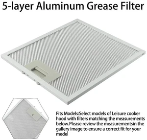 AJMRTC Grease Mesh Filter, HighPerformance Silver Cooker Hood Vent Filter, Practical Metal Extractor Range Hood Filter Replacement Part for Kitchen Range Hood Grease Oil Filtration AJMRTC Grease Mesh Filter, HighPerformance Silver Cooker Hood Vent Filter, Practical Metal Extractor Range Hood Filter Replacement Part for Kitchen Range Hood Grease Oil Filtration