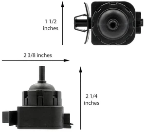 AJMRTC 134762010 Washing Machine Pressure Switch, Black Plastic Body WaterLevel Sensor Replacement for Electrolux Frigidaire Washer, 12×6×6cm Household Laundry Appliance Repair Spare Part AJMRTC 134762010 Washing Machine Pressure Switch, Black Plastic Body WaterLevel Sensor Replacement for Electrolux Frigidaire Washer, 12×6×6cm Household Laundry Appliance Repair Spare Part
