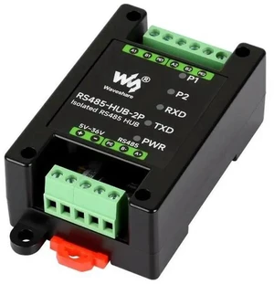 AJMRTC IndustrialGrade Isolated 2Channel RS485 Hub, DINRail Mountable RS485 Repeater, Wide Baud Rate, Expand 1Channel RS485 Input to 2Isolated RS485 Sub Ports for Field Data Acquisition AJMRTC IndustrialGrade Isolated 2Channel RS485 Hub, DINRail Mountable RS485 Repeater, Wide Baud Rate, Expand 1Channel RS485 Input to 2Isolated RS485 Sub Ports for Field Data Acquisition
