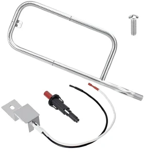 AJMRTC Stainless Steel Replacement Burner Tube 60041 with Fully Wired Spark Igniter 80462, Aftermarket Repair Kit for Weber Gas Grill, Barbecue Grill Heating & Ignition Spare Accessory Set AJMRTC Stainless Steel Replacement Burner Tube 60041 with Fully Wired Spark Igniter 80462, Aftermarket Repair Kit for Weber Gas Grill, Barbecue Grill Heating & Ignition Spare Accessory Set
