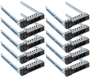 10-Pack 2.5 Inch SFF Hard Drive Caddy Tray, Compatible with Dell DXD9H 0DXD9H, HotSwap SSD HDD Bracket for PowerEdge 16th Gen T560 R660 R6615 R6625 R760 R760xs R7615 R7625 R860 R960 HS5610 HS5620 10-Pack 2.5 Inch SFF Hard Drive Caddy Tray, Compatible with Dell DXD9H 0DXD9H, HotSwap SSD HDD Bracket for PowerEdge 16th Gen T560 R660 R6615 R6625 R760 R760xs R7615 R7625 R860 R960 HS5610 HS5620