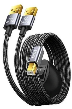 2 in 1 Out USB 2.0 Sharing Switch, Two Computers Share One USB Device, 16.4FT USB A to B Data Cable for Printer, Scanner, Keyboard, Mouse, Plug and Play 2 in 1 Out USB 2.0 Sharing Switch, Two Computers Share One USB Device, 16.4FT USB A to B Data Cable for Printer, Scanner, Keyboard, Mouse, Plug and Play