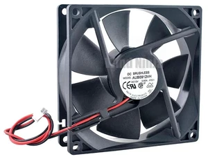 AUB0912VH 92x92x25mm DC12V 0.60A 2Wire Axial Cooling Fan, 92mm Replacement Fan for PC Computer Chassis, Power Supply Unit and Electronic Hardware Heat Dissipation AUB0912VH 92x92x25mm DC12V 0.60A 2Wire Axial Cooling Fan, 92mm Replacement Fan for PC Computer Chassis, Power Supply Unit and Electronic Hardware Heat Dissipation