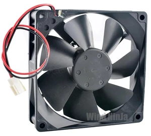 3610KL04WB50 92x92x25mm DC12V 0.34A 2Pin Dual Ball Bearing Cooling Fan, 92mm Replacement Fan for PC Chassis, Power Supply and Computer Hardware Heat Dissipation 3610KL04WB50 92x92x25mm DC12V 0.34A 2Pin Dual Ball Bearing Cooling Fan, 92mm Replacement Fan for PC Chassis, Power Supply and Computer Hardware Heat Dissipation