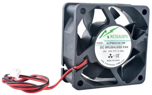 60x60x25mm DC12V 0.23A 3000RPM 2Pin 2.54mm Pitch Axial Cooling Fan, 60mm Replacement Fan for Power Adapter, PC Case and CPU Computer Hardware Heat Dissipation 60x60x25mm DC12V 0.23A 3000RPM 2Pin 2.54mm Pitch Axial Cooling Fan, 60mm Replacement Fan for Power Adapter, PC Case and CPU Computer Hardware Heat Dissipation