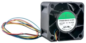 VF40281BXQ110S9H 40x40x28mm High Airflow Cooling Fan, DC12V 1.5A 18W 4Wire Ball Bearing Replacement Fan for 1U Server, Server Power Supply, Industrial Cabinet & HeavyDuty Heat Dissipation Projects VF40281BXQ110S9H 40x40x28mm High Airflow Cooling Fan, DC12V 1.5A 18W 4Wire Ball Bearing Replacement Fan for 1U Server, Server Power Supply, Industrial Cabinet & HeavyDuty Heat Dissipation Projects