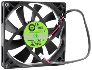 MGA8012ZRO15 80x80x15mm HighSpeed Cooling Fan, DC12V 0.35A 2Wire 43.61CFM 39.7dBA 4000RPM Axial Replacement Fan for Power Supply Unit, Computer Chassis, Industrial Cabinet & DIY Heat Dissipation MGA8012ZRO15 80x80x15mm HighSpeed Cooling Fan, DC12V 0.35A 2Wire 43.61CFM 39.7dBA 4000RPM Axial Replacement Fan for Power Supply Unit, Computer Chassis, Industrial Cabinet & DIY Heat Dissipation
