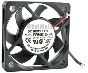 EFB0512HHA 50x50x10mm Ball Bearing Axial Cooling Fan, DC12V 0.20A Mini Replacement Fan for Power Supply Unit, Computer Case, CPU Cooler, Embedded Device & Compact DIY Heat Dissipation Projects EFB0512HHA 50x50x10mm Ball Bearing Axial Cooling Fan, DC12V 0.20A Mini Replacement Fan for Power Supply Unit, Computer Case, CPU Cooler, Embedded Device & Compact DIY Heat Dissipation Projects