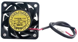 D40BM12C 40x40x20mm HighSpeed Dual Ball Bearing Cooling Fan, DC12V 0.50A 2Pin Axial Replacement Fan for Desktop Computer, Power Supply Unit & Compact DIY Heat Dissipation Projects D40BM12C 40x40x20mm HighSpeed Dual Ball Bearing Cooling Fan, DC12V 0.50A 2Pin Axial Replacement Fan for Desktop Computer, Power Supply Unit & Compact DIY Heat Dissipation Projects