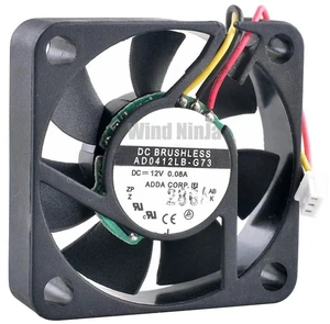 AD0412LBG73 40x40x10mm Silent Dual Ball Bearing Cooling Fan, DC12V 0.08A Axial Replacement Fan for CPU Cooler, Power Supply Unit, Computer Case & Compact DIY Heat Dissipation Projects AD0412LBG73 40x40x10mm Silent Dual Ball Bearing Cooling Fan, DC12V 0.08A Axial Replacement Fan for CPU Cooler, Power Supply Unit, Computer Case & Compact DIY Heat Dissipation Projects
