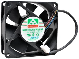 MGT7012YRW25 HF 70x70x25mm 70mm 7cm Axial Cooling Fan, DC12V 0.39A 4Wire 4Pin PWM Replacement Fan for Server Chassis, Power Supply, Industrial Cabinet & HighHeat Electronic Equipment MGT7012YRW25 HF 70x70x25mm 70mm 7cm Axial Cooling Fan, DC12V 0.39A 4Wire 4Pin PWM Replacement Fan for Server Chassis, Power Supply, Industrial Cabinet & HighHeat Electronic Equipment