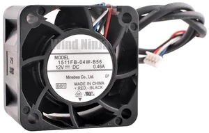 1511FB04WB56 38x38x28mm 38mm 3.8cm Axial Cooling Fan, DC12V 0.46A 4Pin Dual Ball Bearing Replacement Fan for Server, Power Supply and Compact Industrial Electronic Equipment Heat Dissipation 1511FB04WB56 38x38x28mm 38mm 3.8cm Axial Cooling Fan, DC12V 0.46A 4Pin Dual Ball Bearing Replacement Fan for Server, Power Supply and Compact Industrial Electronic Equipment Heat Dissipation