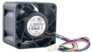 FFB03612EHN 36x36x28mm 36mm 3.6cm Dual Ball Bearing Cooling Fan, DC12V 0.75A HighSpeed 4Pin Brushless Axial Replacement Fan for Server Power Supply Heat Dissipation FFB03612EHN 36x36x28mm 36mm 3.6cm Dual Ball Bearing Cooling Fan, DC12V 0.75A HighSpeed 4Pin Brushless Axial Replacement Fan for Server Power Supply Heat Dissipation