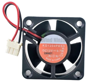 KD1204PKS3 40x40x20mm 40mm DC12V 0.7W 2Pin Silent Axial Cooling Exhaust Fan, 4CM Compact Replacement Fan for Power Supply Units and Small Electronic Equipment Heat Dissipation KD1204PKS3 40x40x20mm 40mm DC12V 0.7W 2Pin Silent Axial Cooling Exhaust Fan, 4CM Compact Replacement Fan for Power Supply Units and Small Electronic Equipment Heat Dissipation