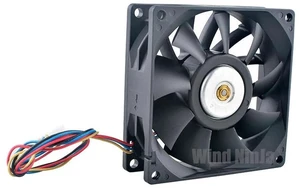 FFB0812SH HighSpeed 80mm Dual Ball Bearing Cooling Fan, DC 12V 0.60A 4Pin PWM Brushless Fan, Replacement Cooling Fan for CPU, PC Chassis and Other Computer Hardware Heat Dissipation FFB0812SH HighSpeed 80mm Dual Ball Bearing Cooling Fan, DC 12V 0.60A 4Pin PWM Brushless Fan, Replacement Cooling Fan for CPU, PC Chassis and Other Computer Hardware Heat Dissipation