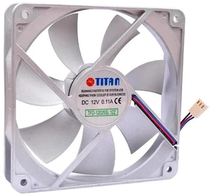 120mm 120x120x25mm 12025 Silent Cooling Fan, DC 12V 0.11A Silver 3Wire Speed Monitoring Brushless Fan, Replacement Case Fan for CPU and Desktop Computer Chassis Heat Dissipation 120mm 120x120x25mm 12025 Silent Cooling Fan, DC 12V 0.11A Silver 3Wire Speed Monitoring Brushless Fan, Replacement Case Fan for CPU and Desktop Computer Chassis Heat Dissipation